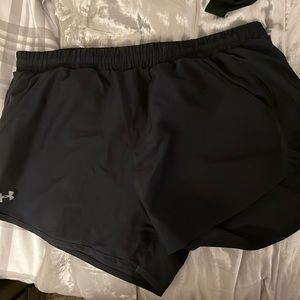 Under Armour black athletic shorts. Great condition
